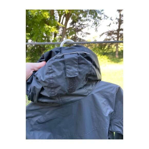 Columbia Jacket Black Yellow Fall Light Sz Youth M - Picture 4 of 7